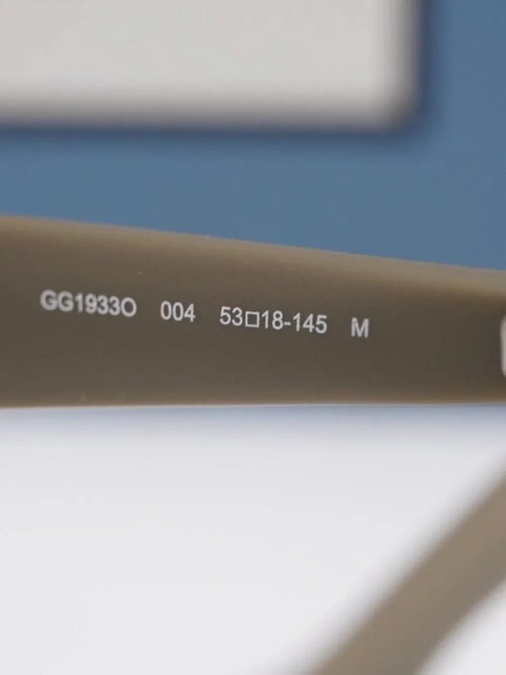 Gucci GG1933O 004 Square Eyeglasses 53mm - Military Green